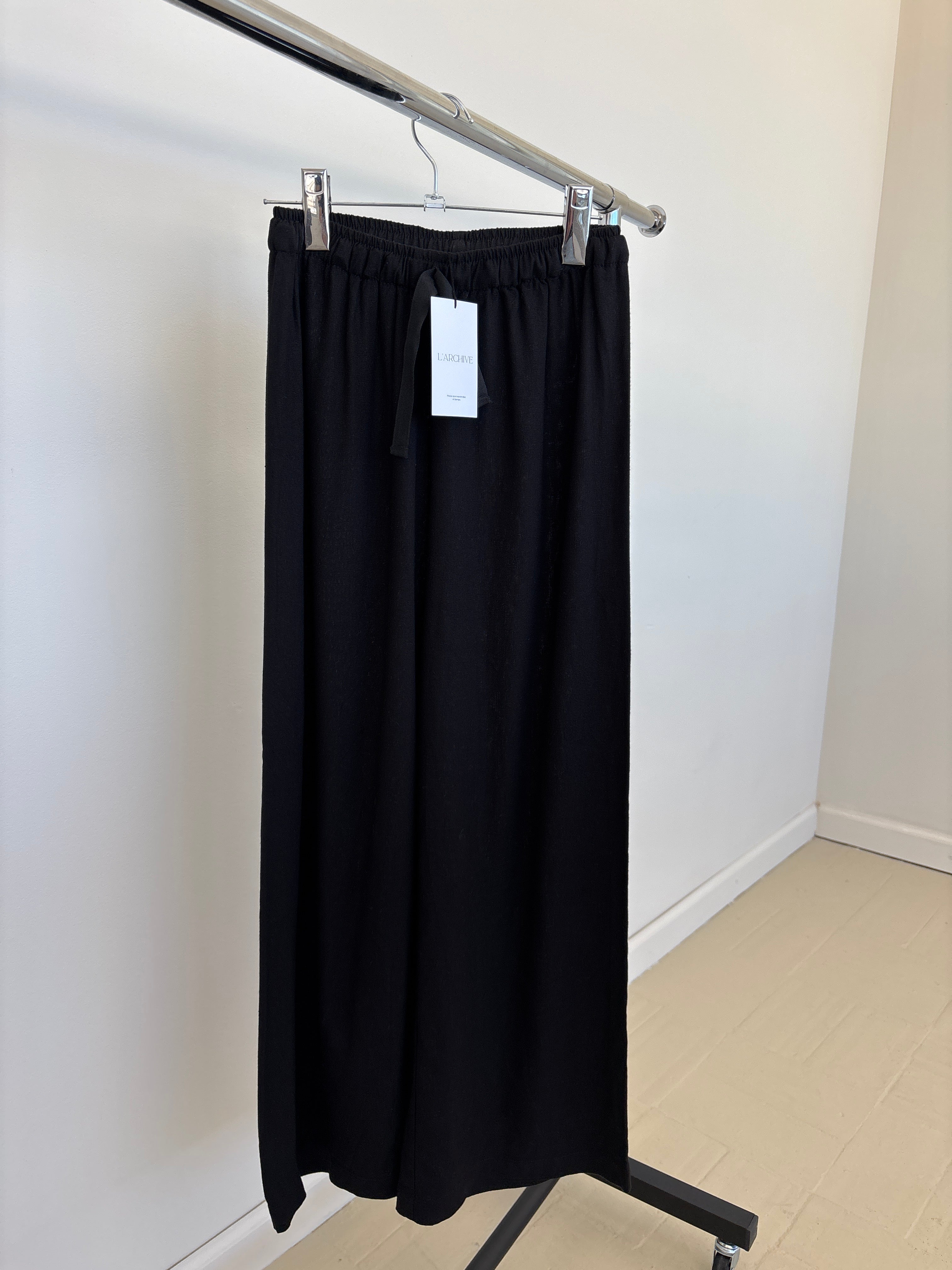 PANTALON LINO VERMUT NEGRO