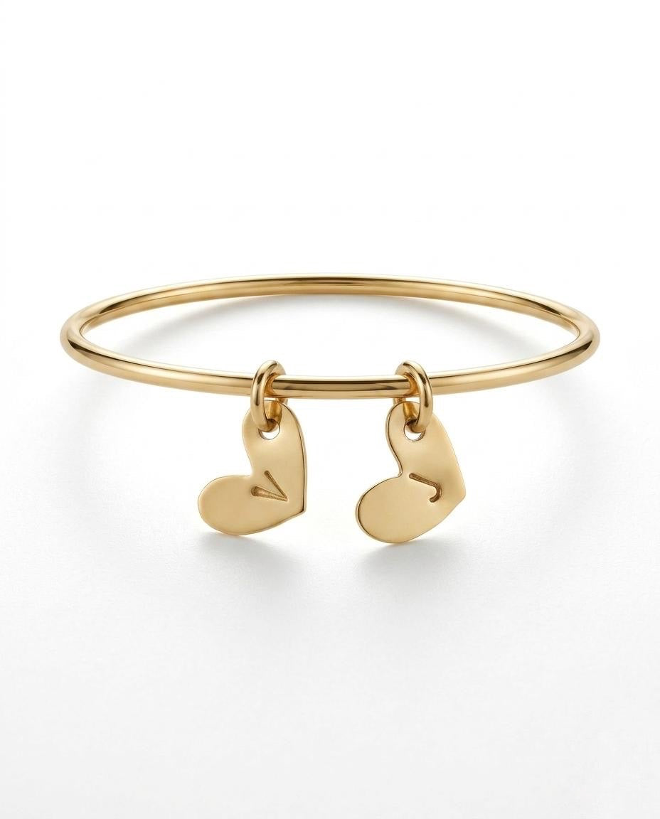 Brazalete Personalizado Iniciales Coeur