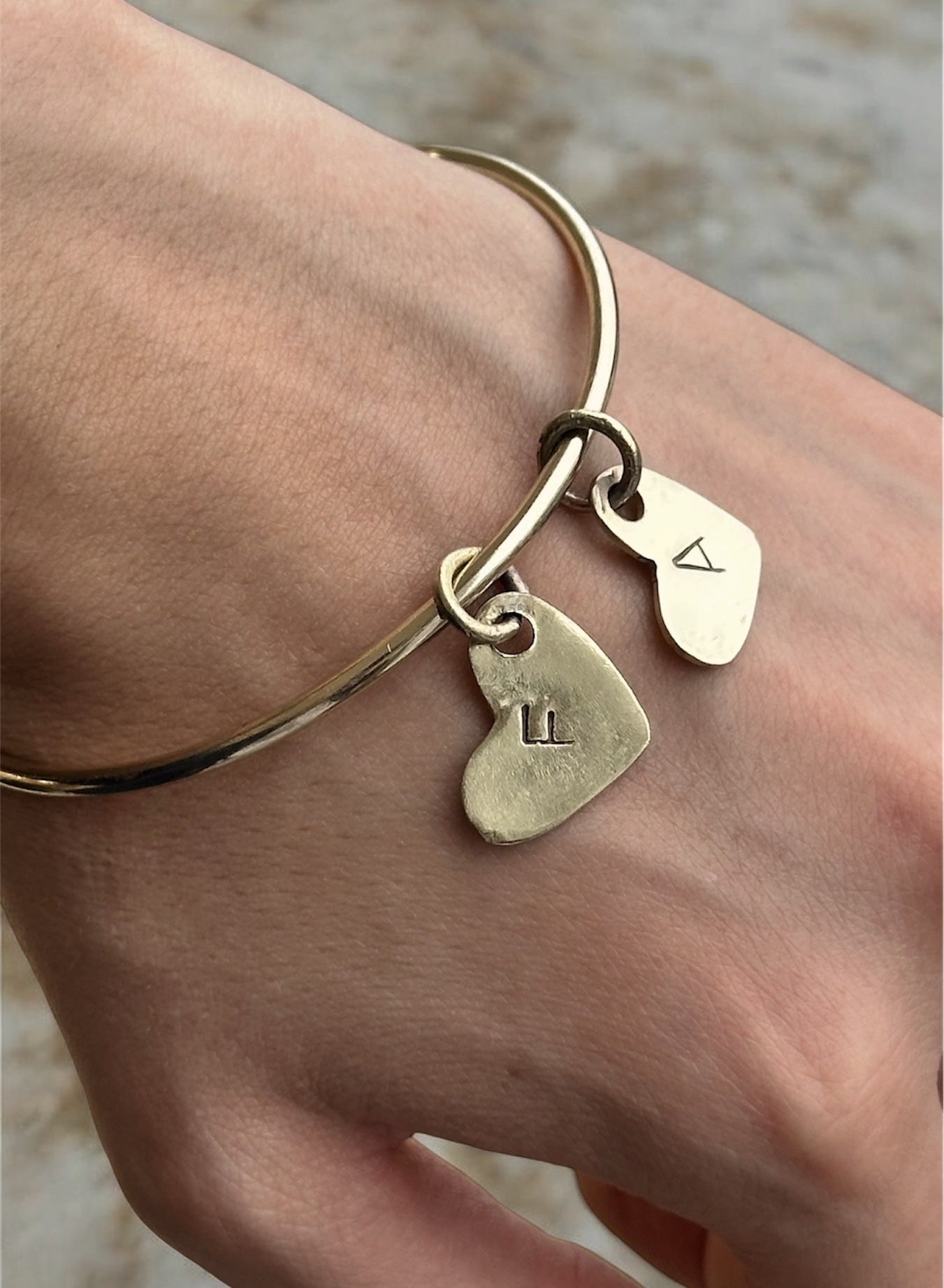 Brazalete Personalizado Iniciales Coeur