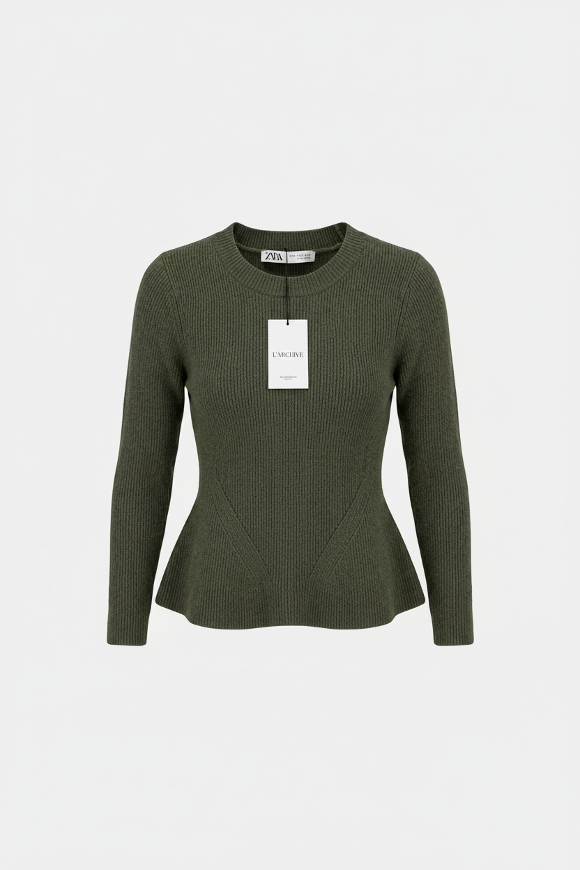 BUZO PUNTO ZARA VERDE