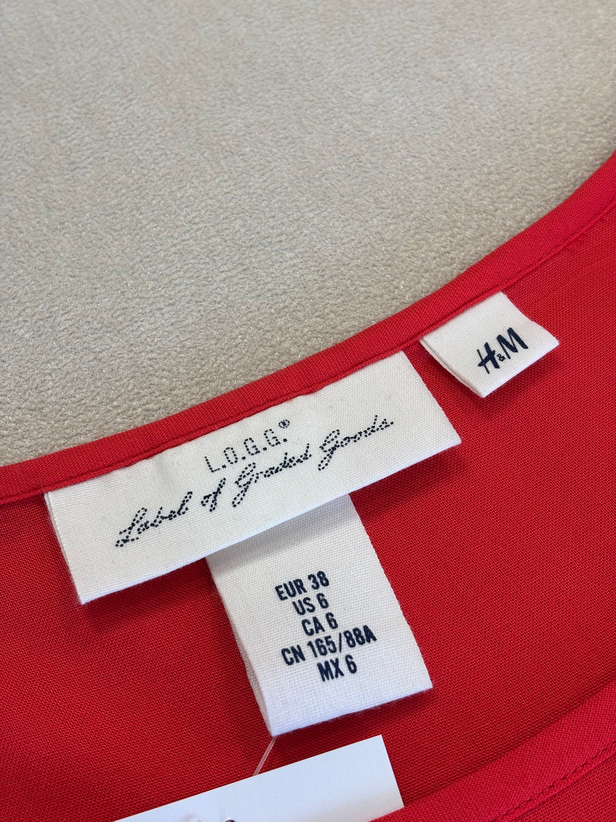 BLUSA H&M ROJA