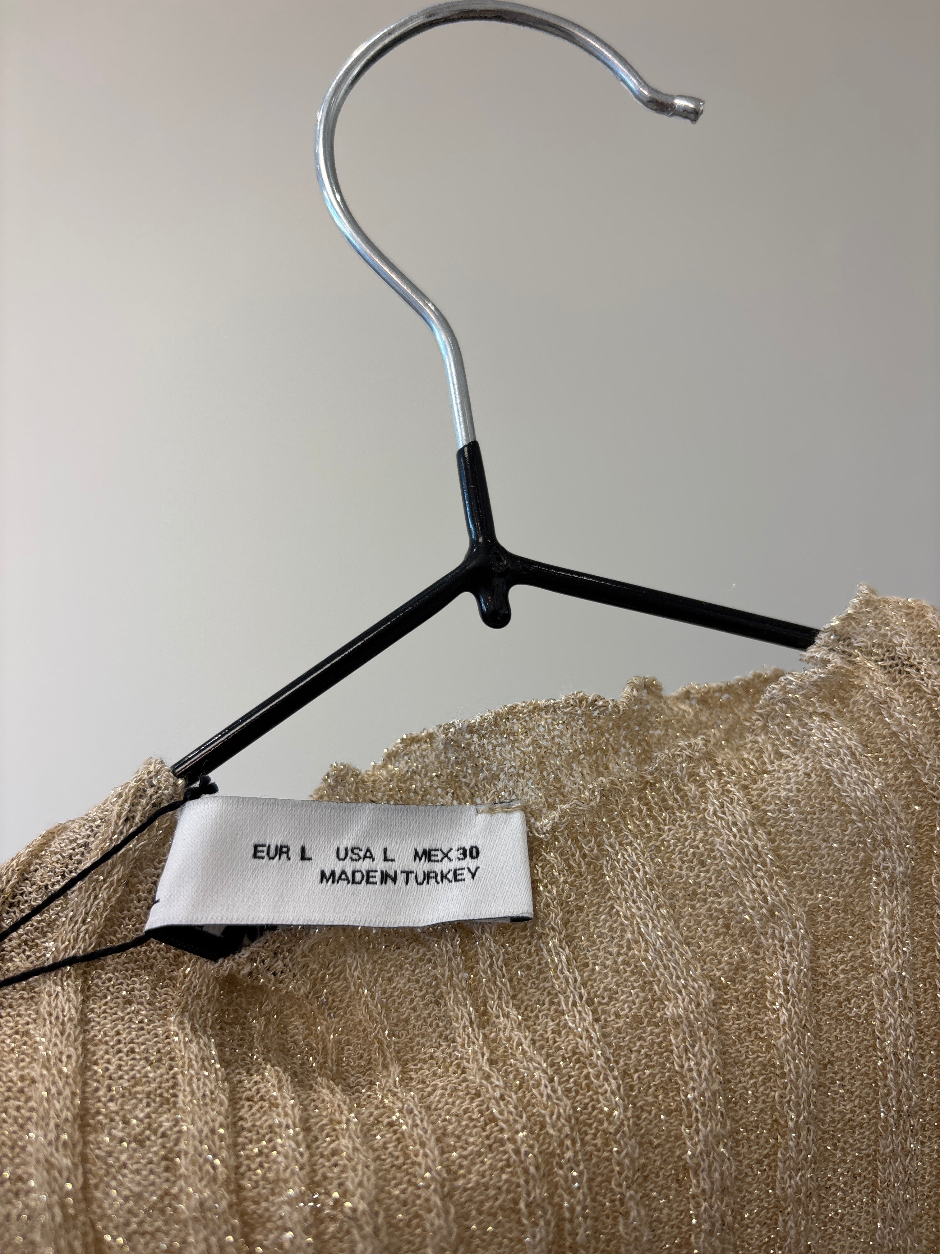 TOP ZARA DORADO LUREX