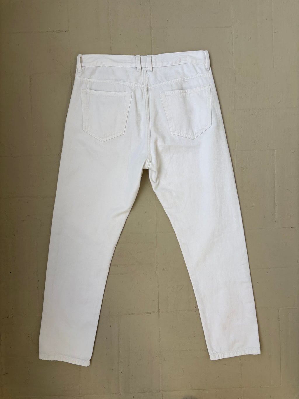 PANTALON JEAN BLANCO ZARA