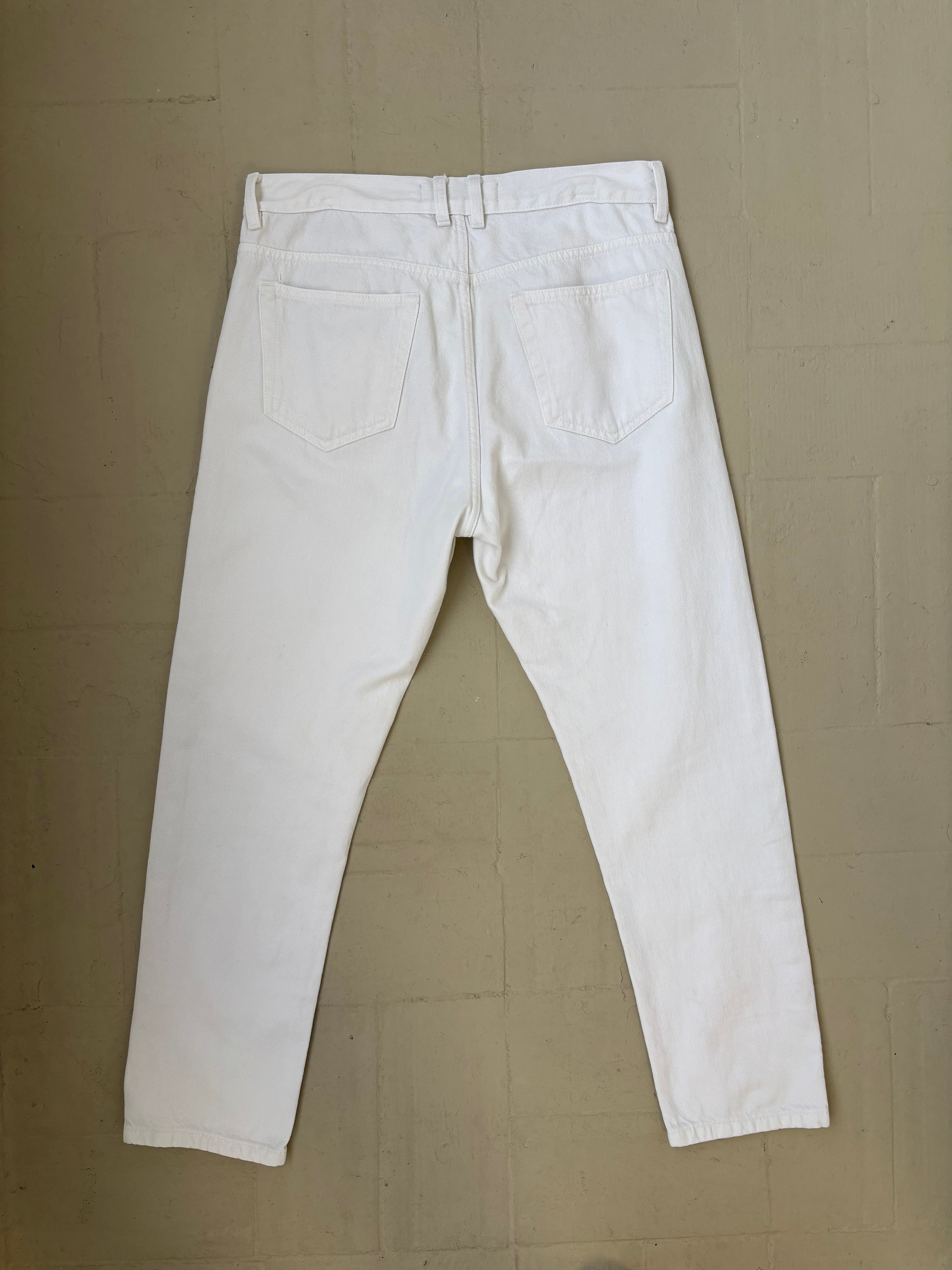 PANTALON JEAN BLANCO ZARA