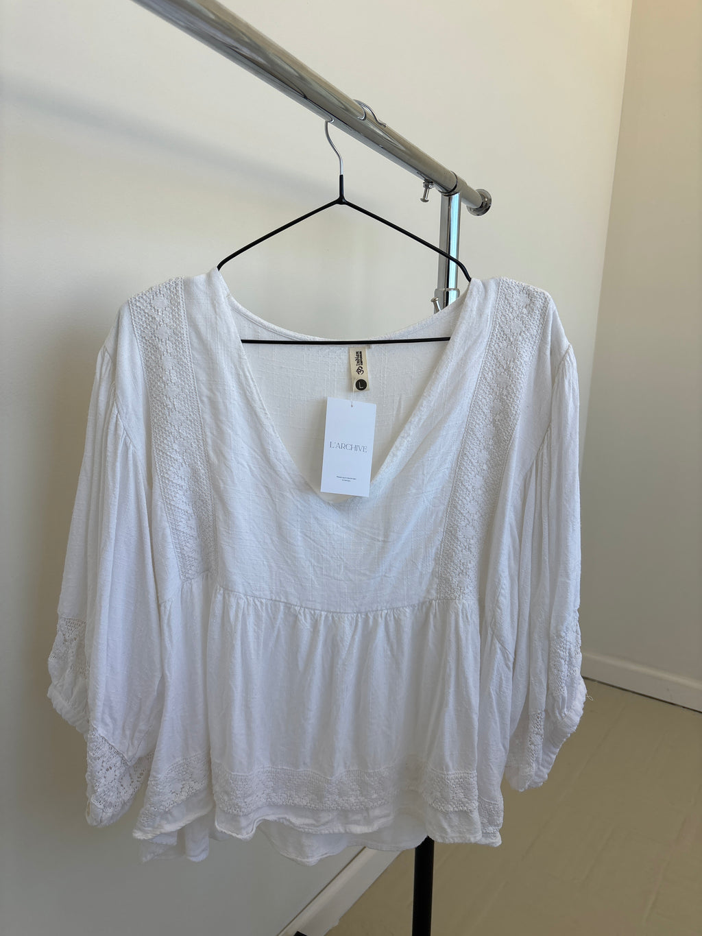 BLUSA INDIAN BLANCA