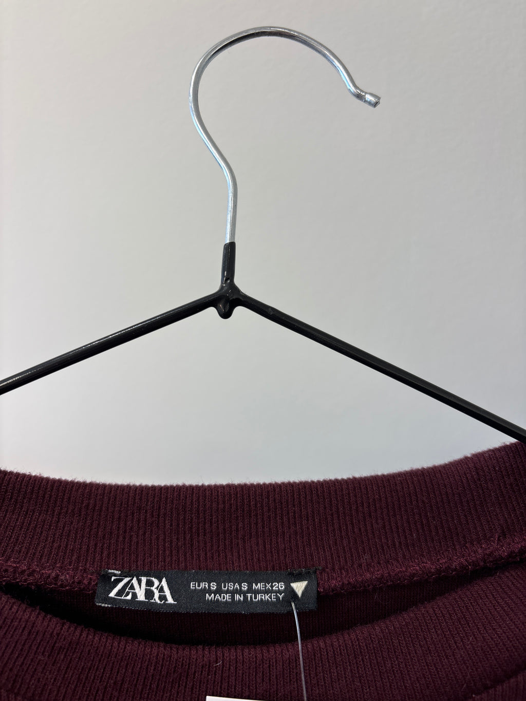 TOP ZARA BORDÓ