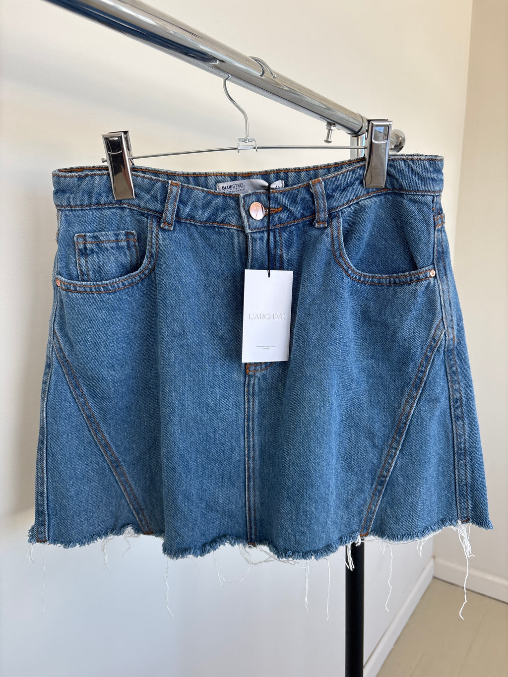 Pollera corta jean Renner