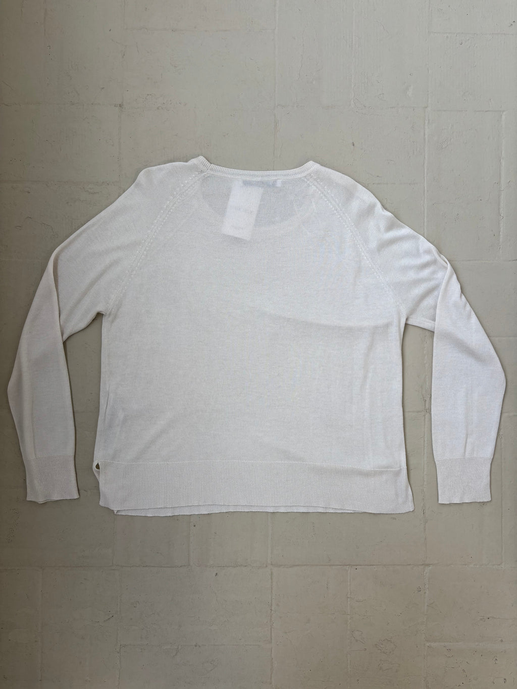 BUZO HILO BLANCO ZARA