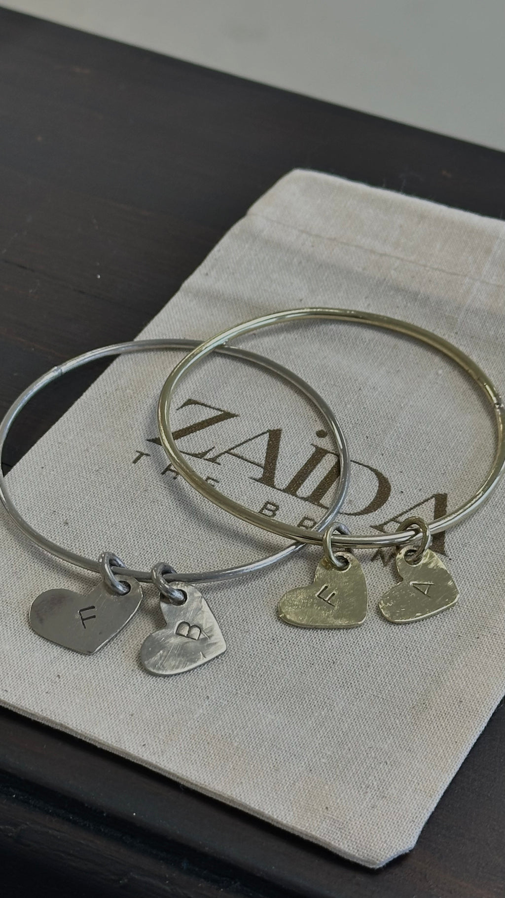 Brazalete Personalizado Iniciales Coeur