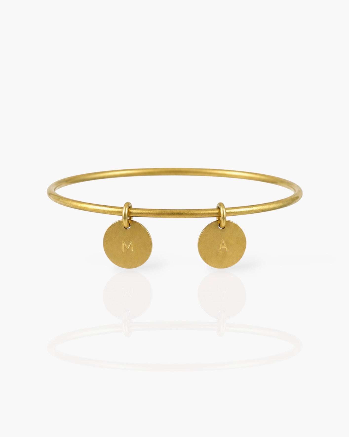Brazalete Personalizado Iniciales Round