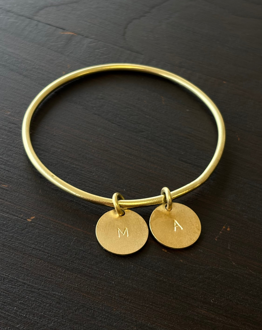 Brazalete Personalizado Iniciales Round