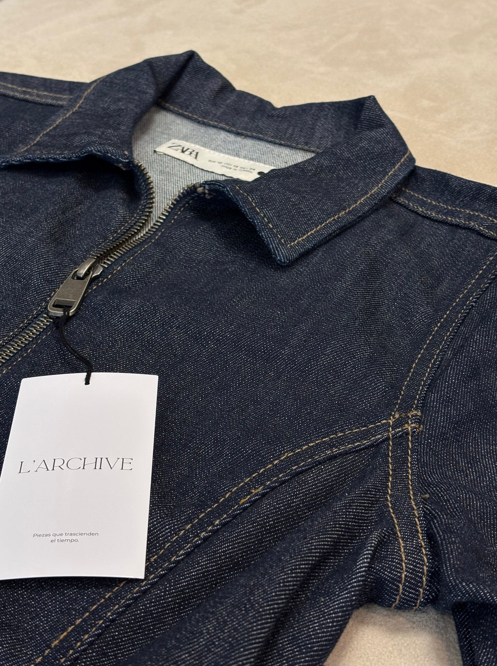 Vestido denim Zara