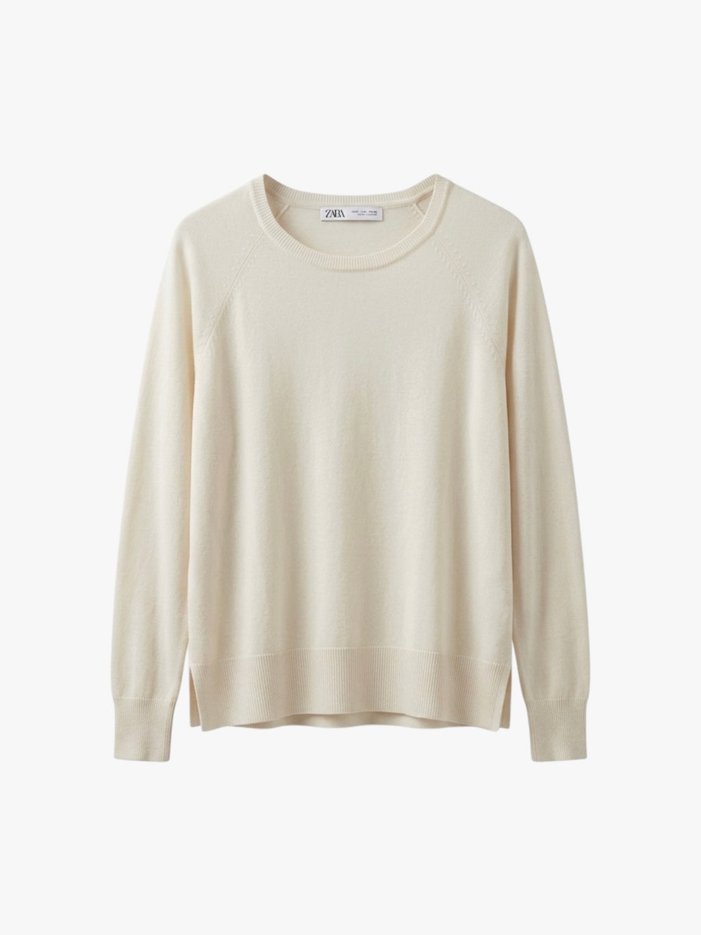 BUZO HILO BLANCO ZARA