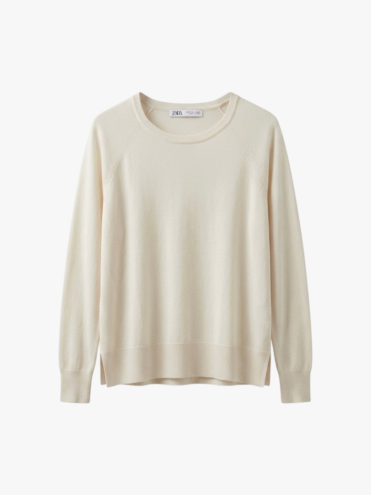 BUZO HILO BLANCO ZARA