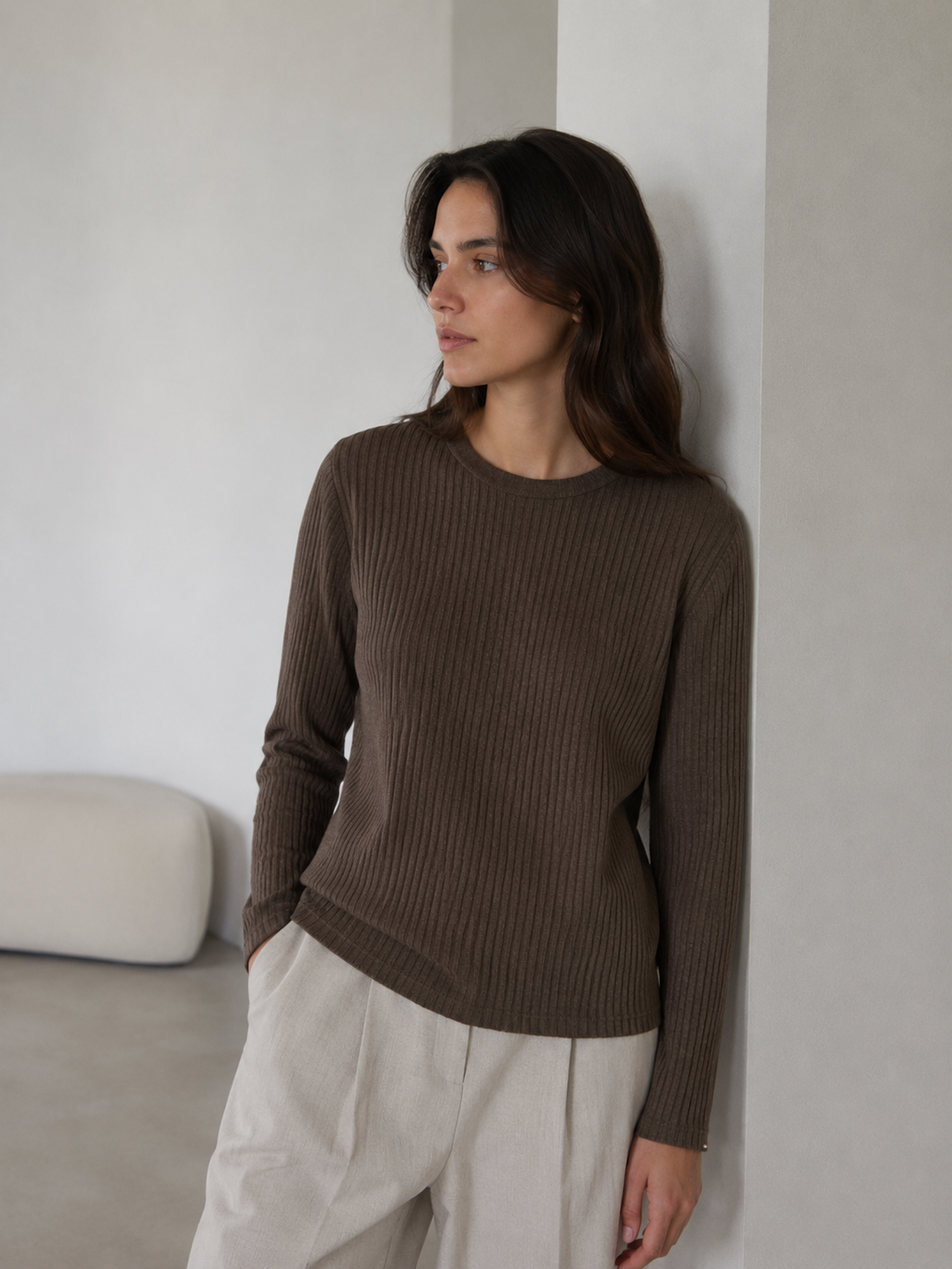 BLUSA MARRON INDIAN