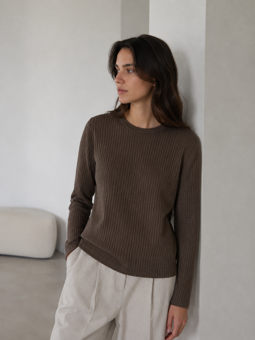 BLUSA MARRON INDIAN