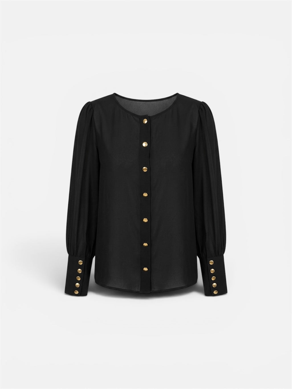 BLUSA NEGRA C/BOTONES