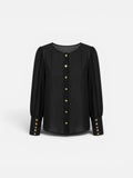 BLUSA NEGRA C/BOTONES