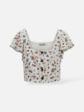 TOP FLORES ZARA