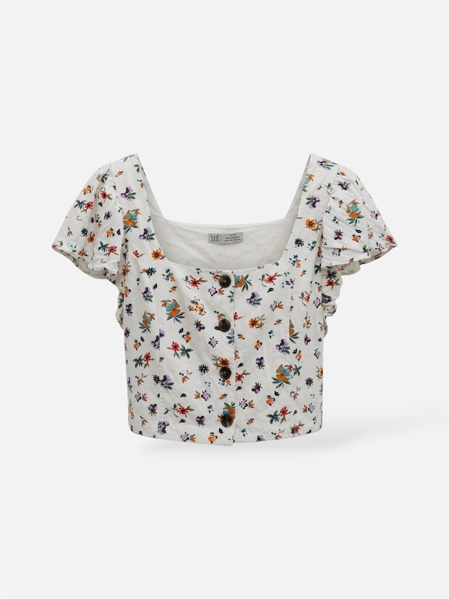 TOP FLORES ZARA