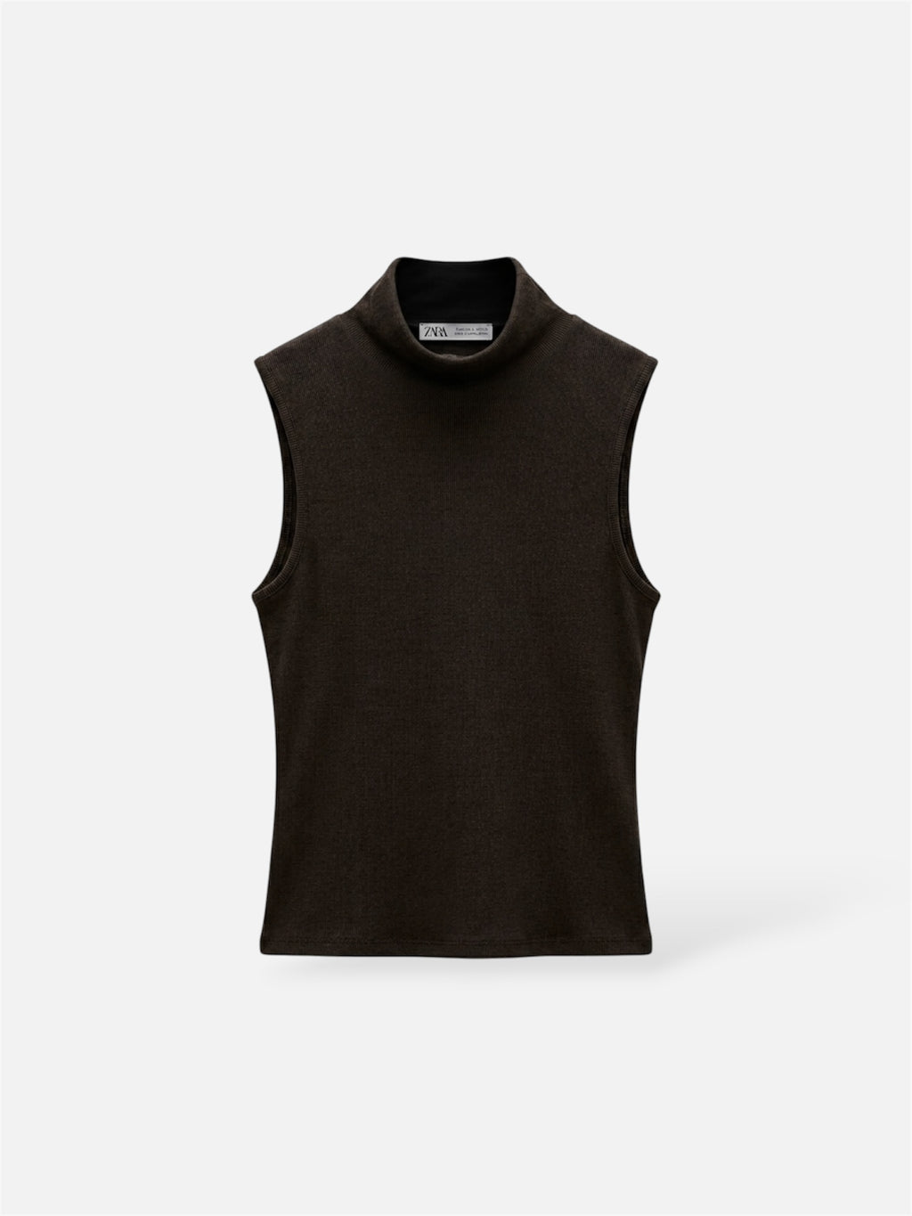 TOP ZARA MARRON