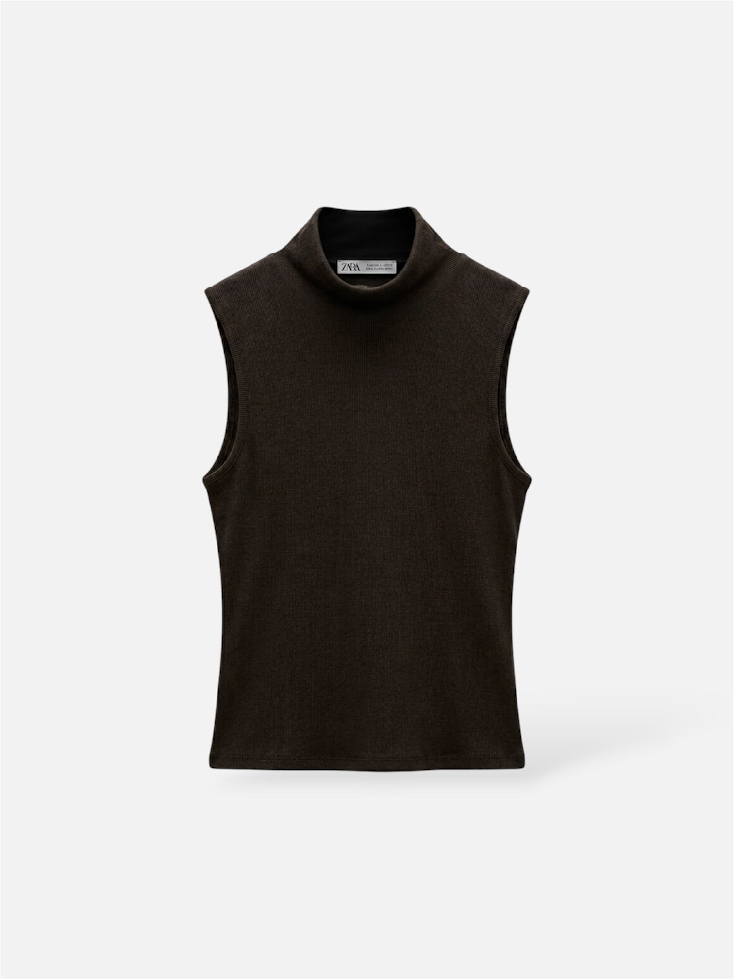 TOP ZARA MARRON