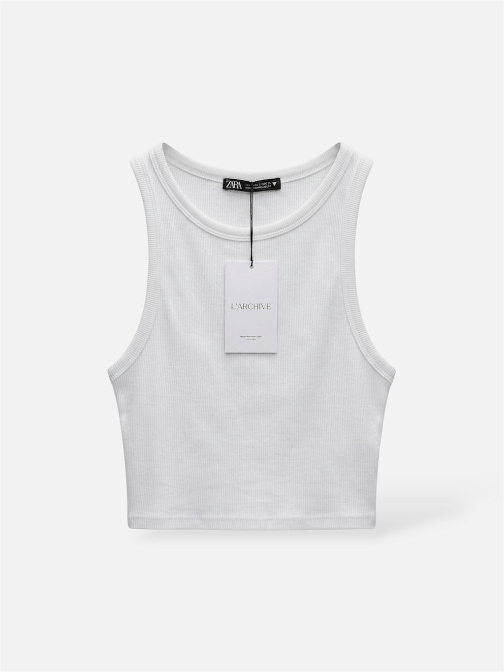 TOP ZARA BLANCO