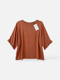 BLUSA MARRON