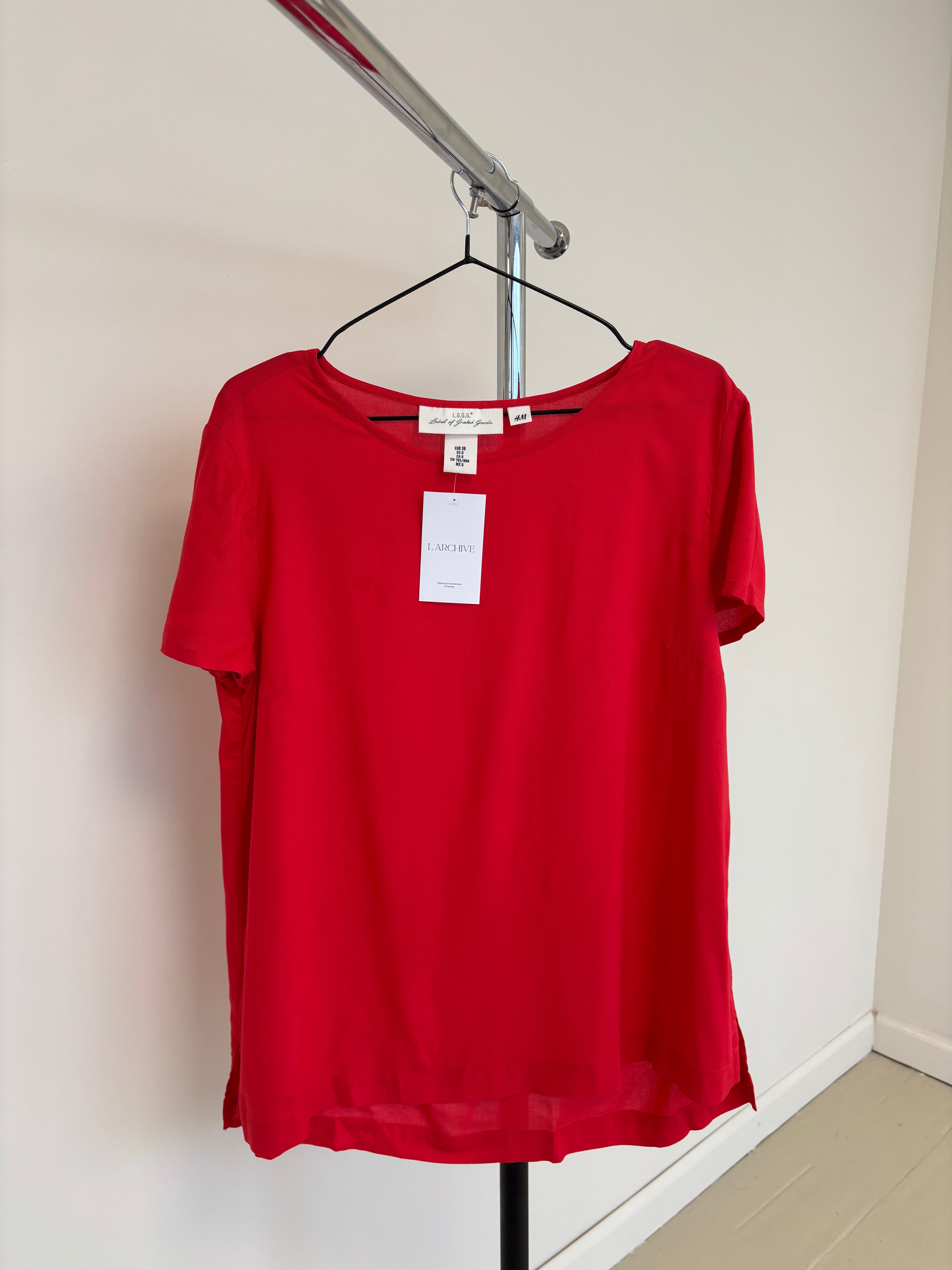 BLUSA H&M ROJA