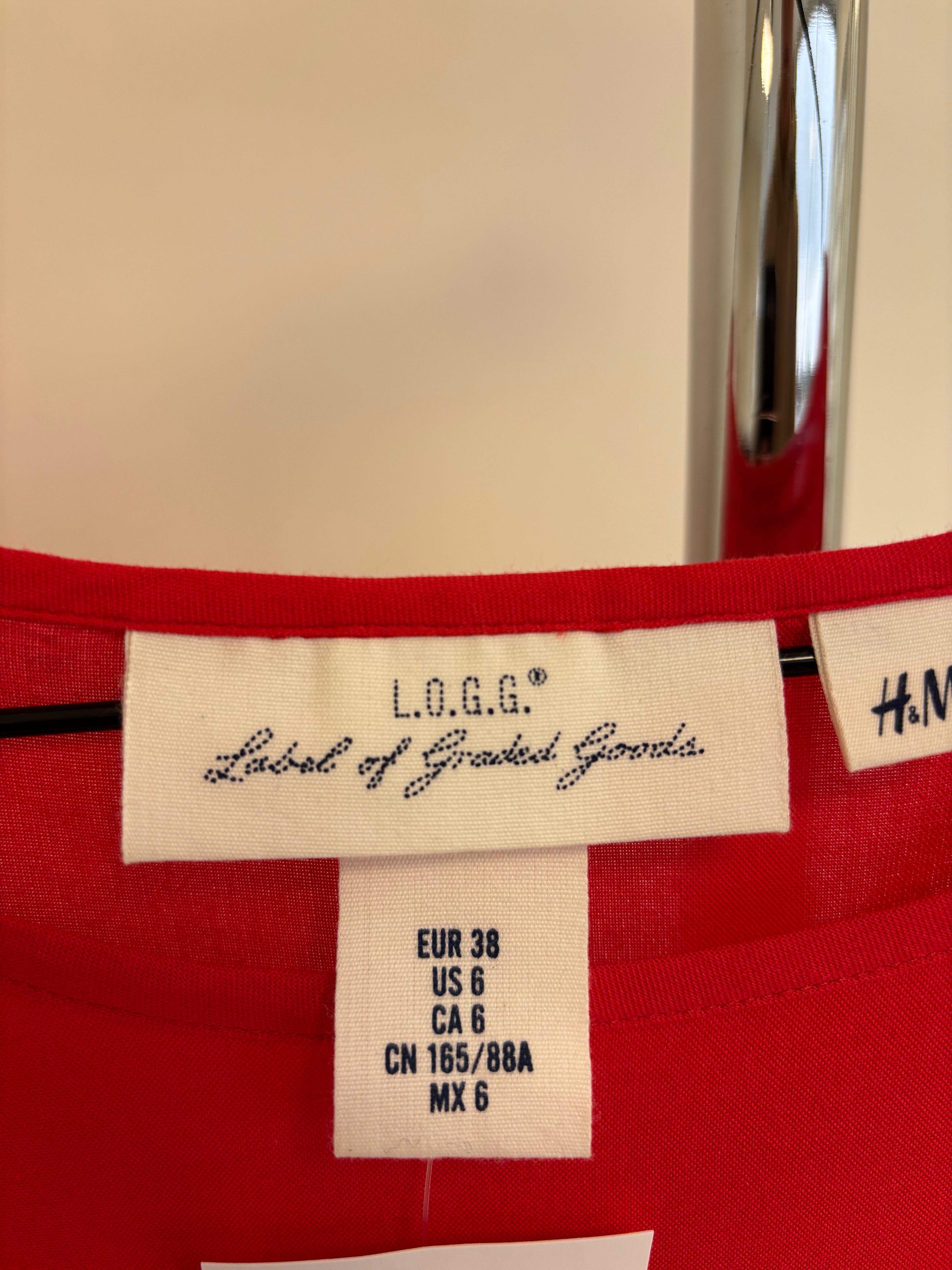 BLUSA H&M ROJA