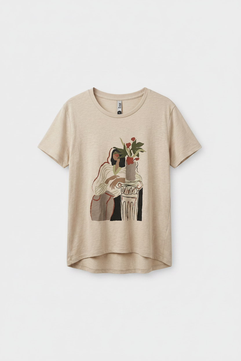 REMERA INDIAN ESTAMPADA