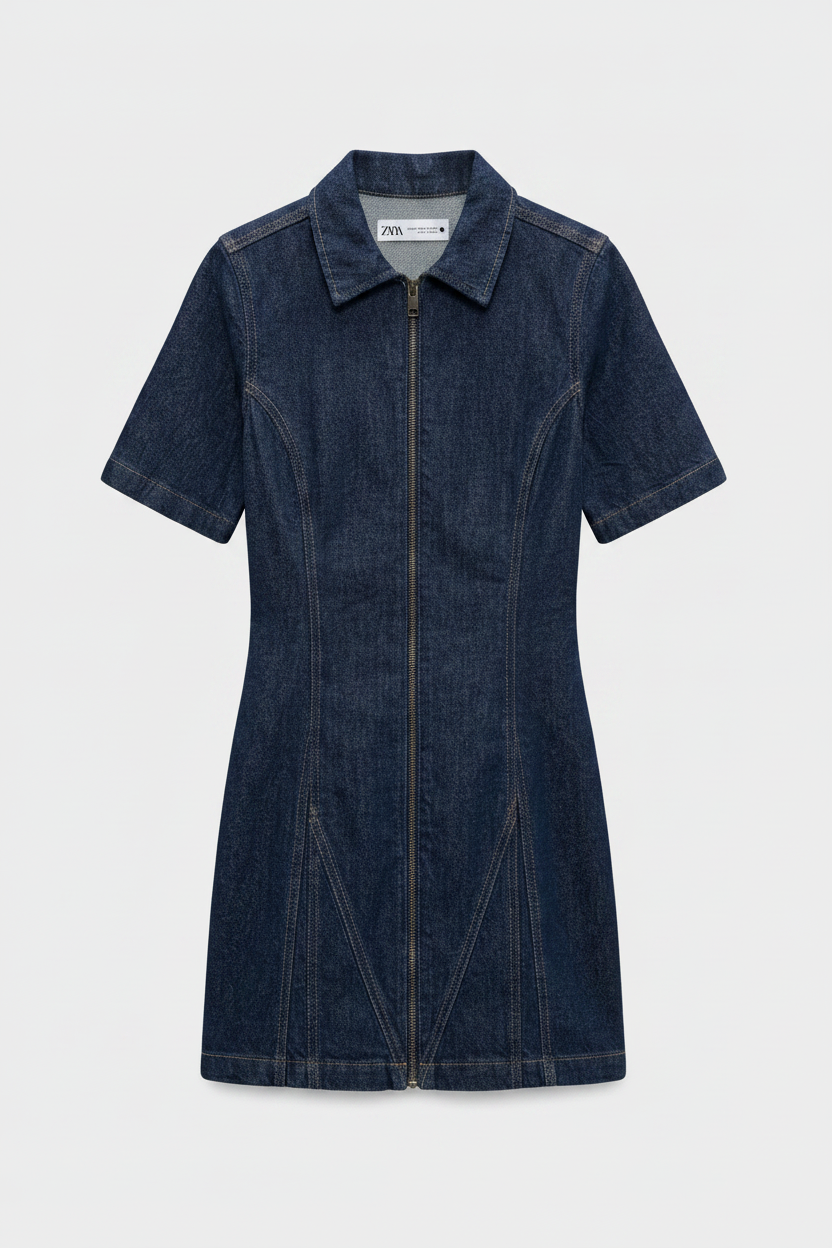 Vestido denim Zara