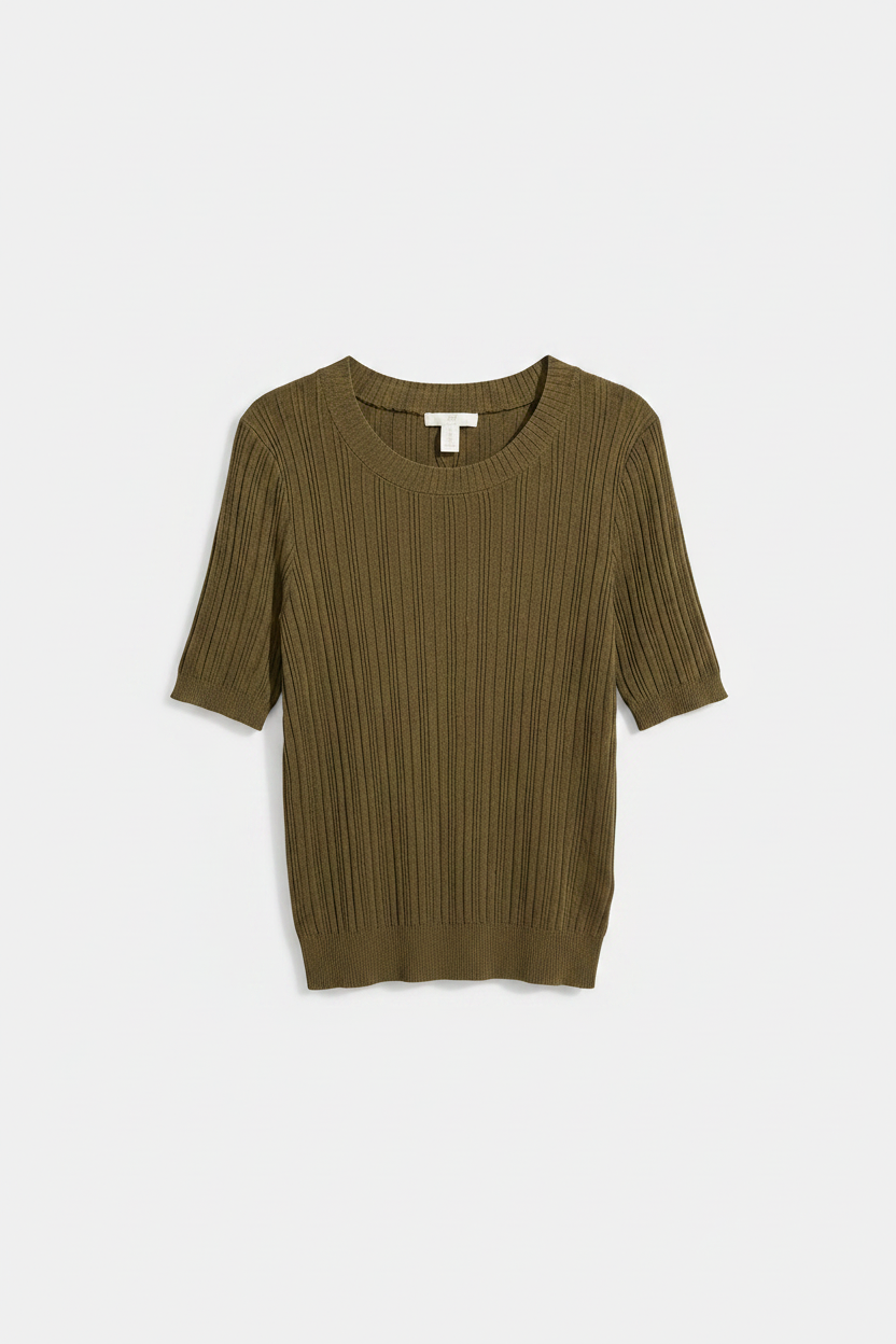REMERA PUNTO H&M VERDE