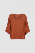 BLUSA MARRON