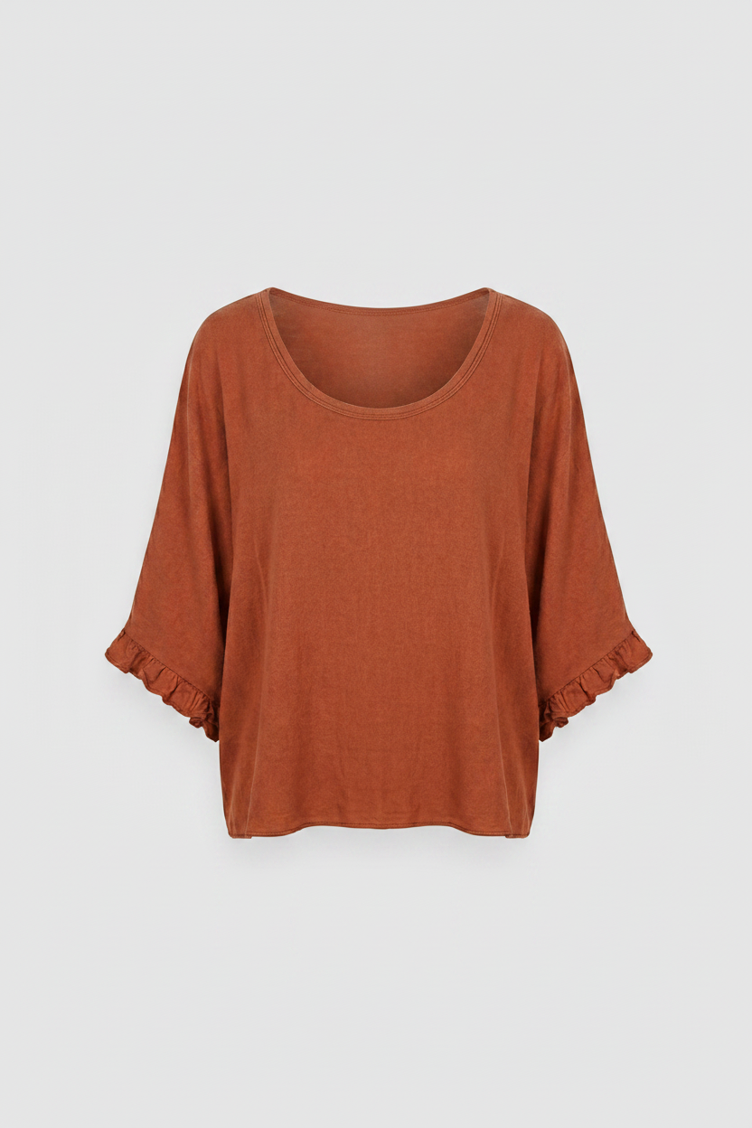 BLUSA MARRON