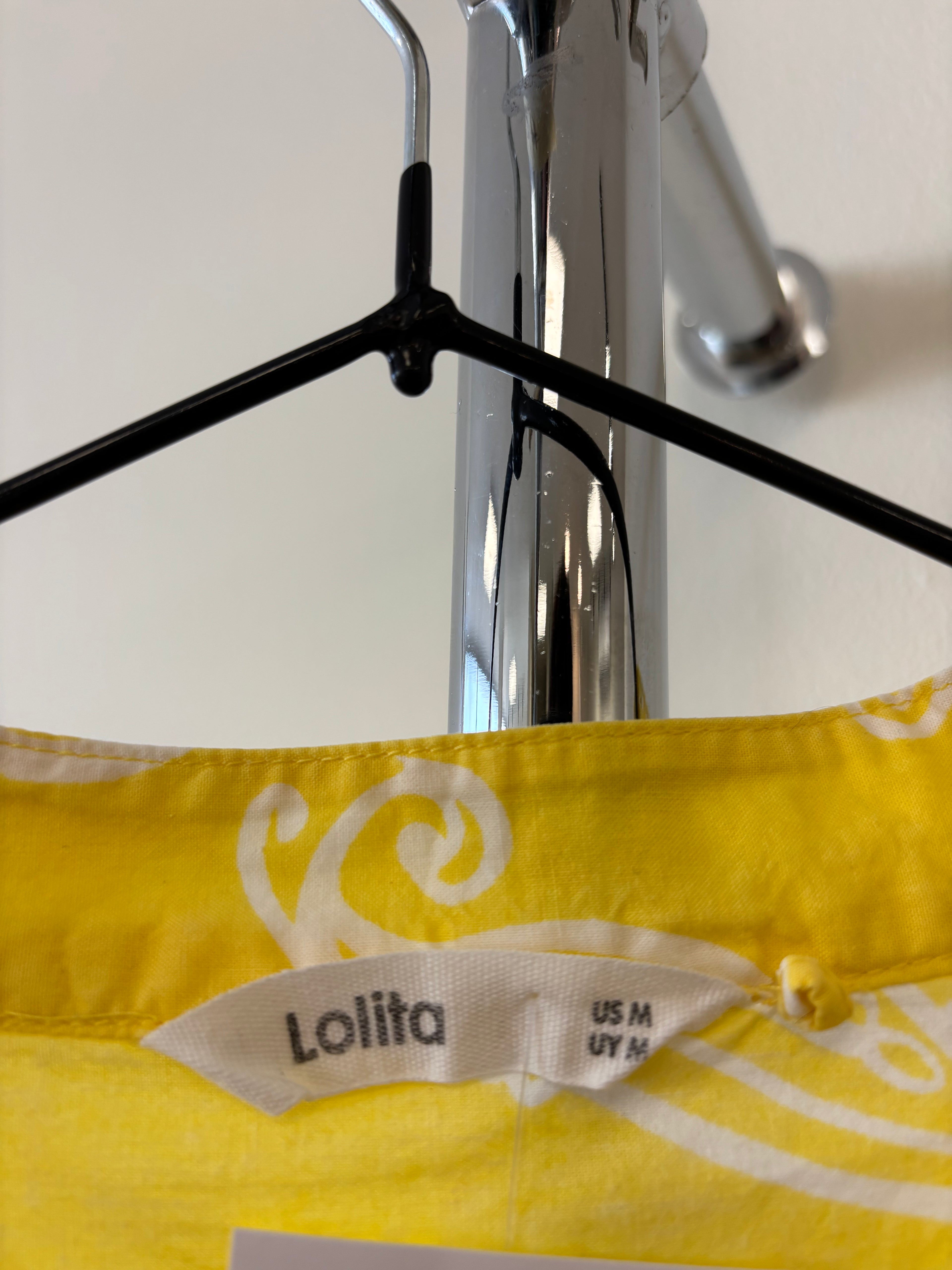 VESTIDO ESTAMPADO AMARILLO LOLITA