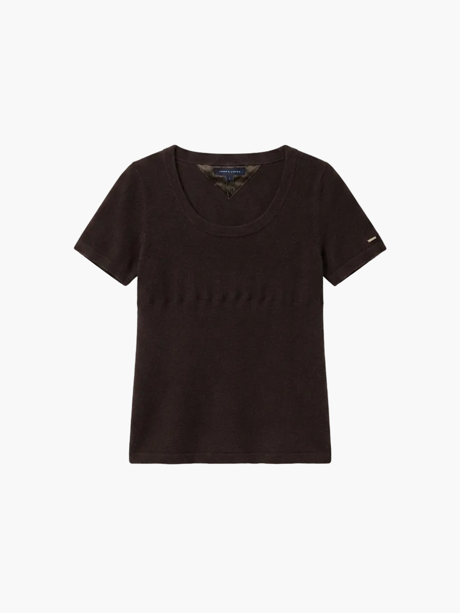 BLUSA MARRON TOMMY HILFIGER