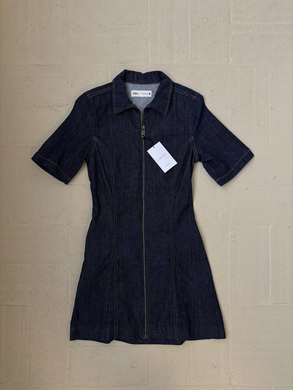 Vestido denim Zara