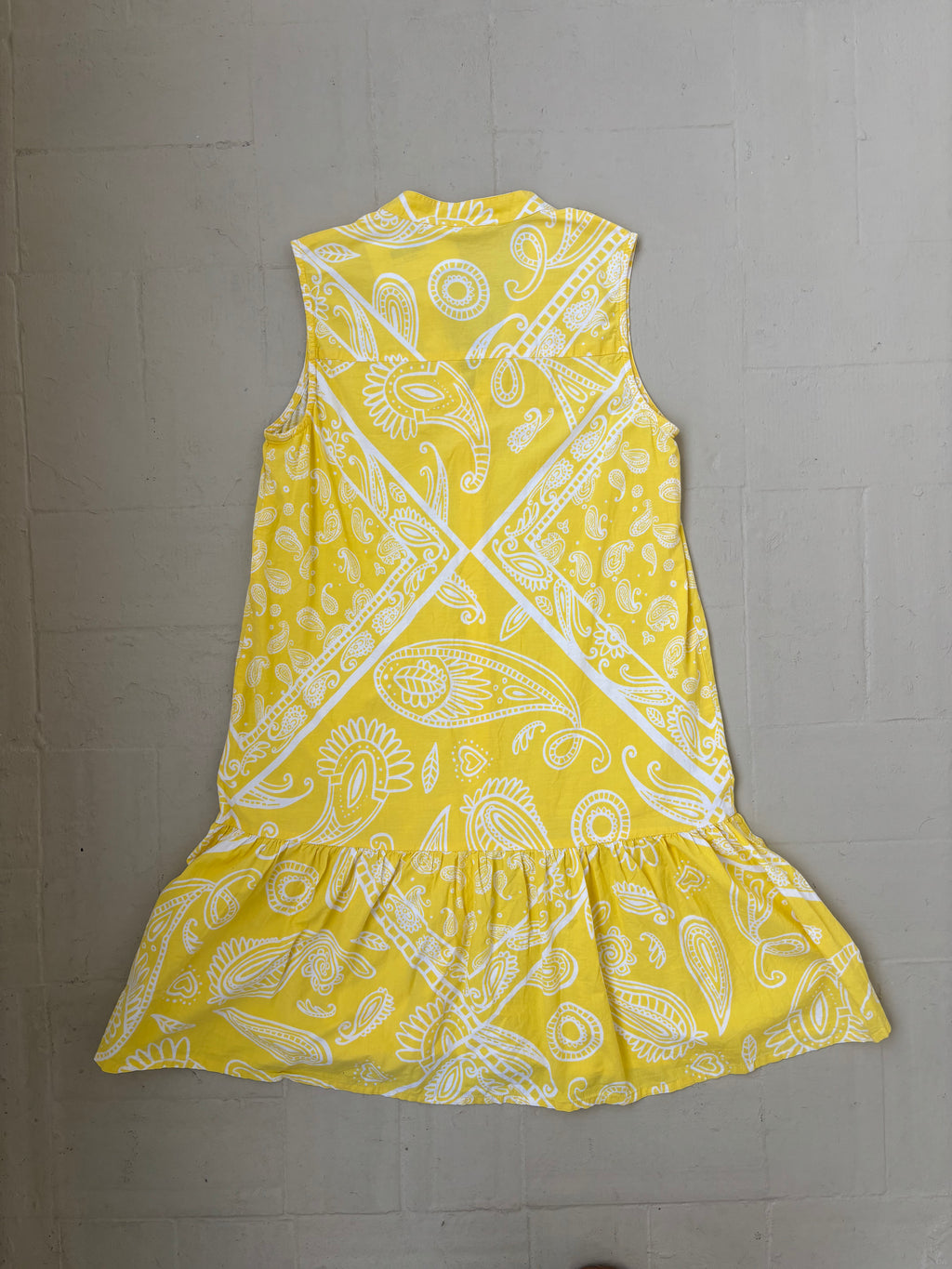 VESTIDO ESTAMPADO AMARILLO LOLITA