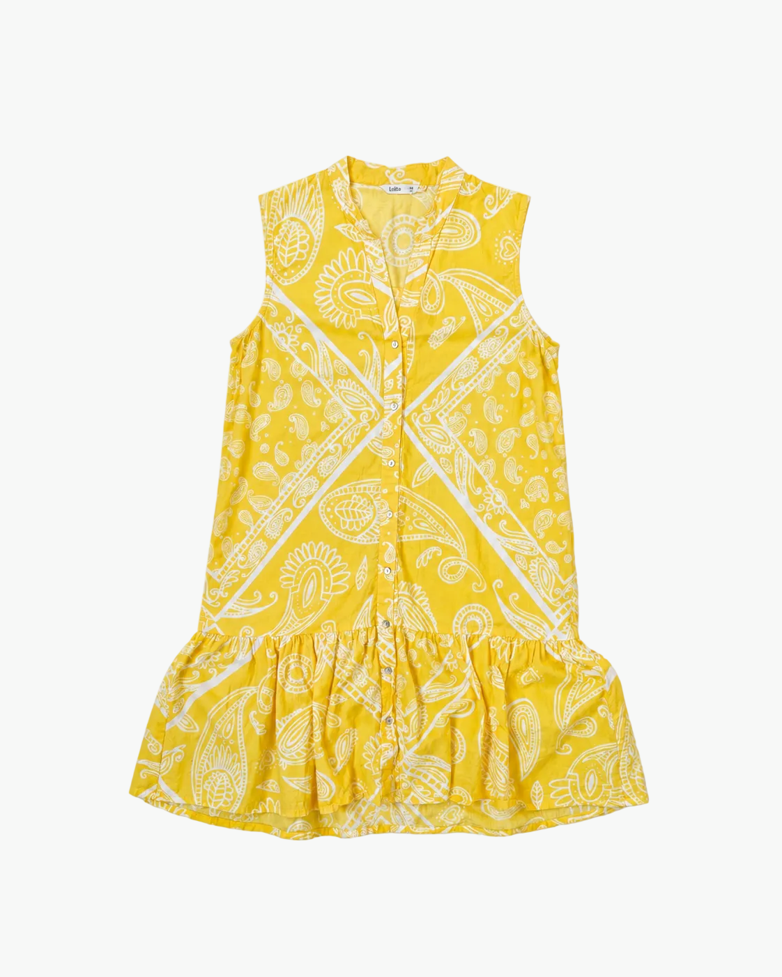 VESTIDO ESTAMPADO AMARILLO LOLITA