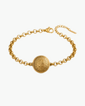 Brazalete Patria ZAÏDA con botón auténtico de uniforme histórico uruguayo de 2 cm