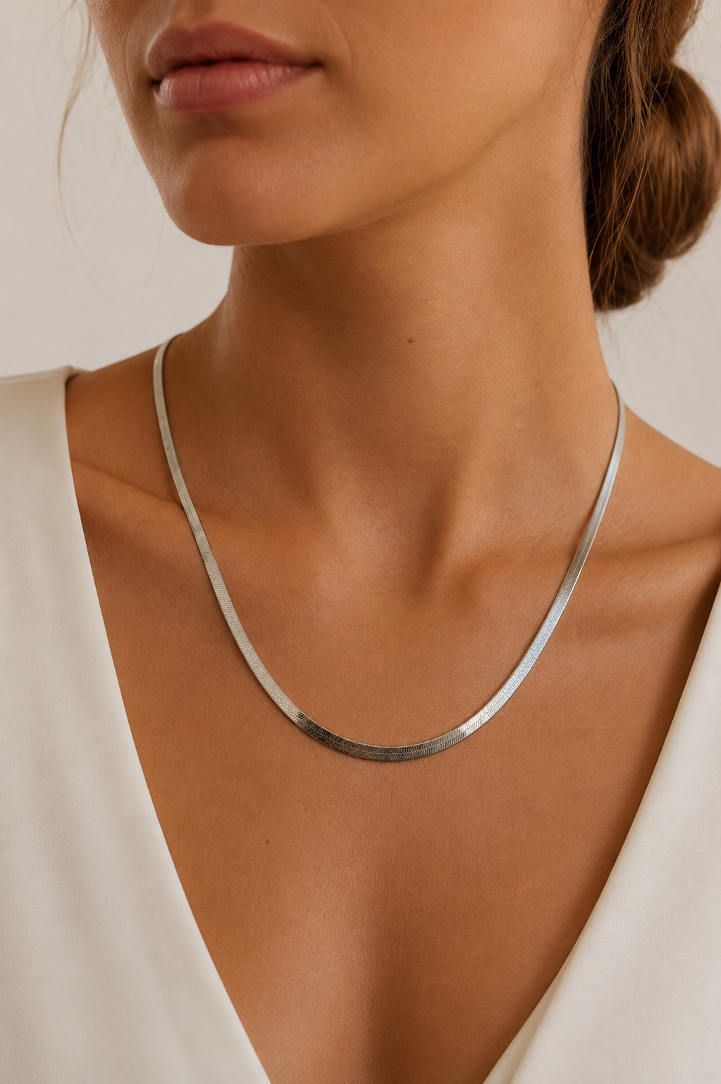 GARGANTILLA SNAKE SILVER